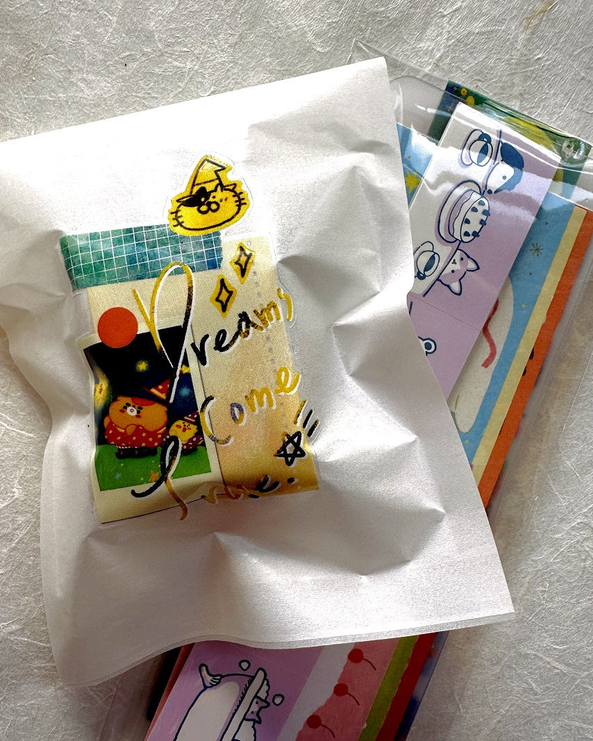 BuLan's Studio - Paper Art kiss-cut PET tape SAMPLES