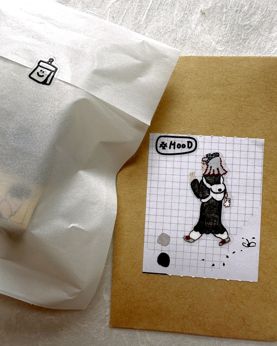 BuLan's Studio - Deco Word kiss-cut PET tape SAMPLES