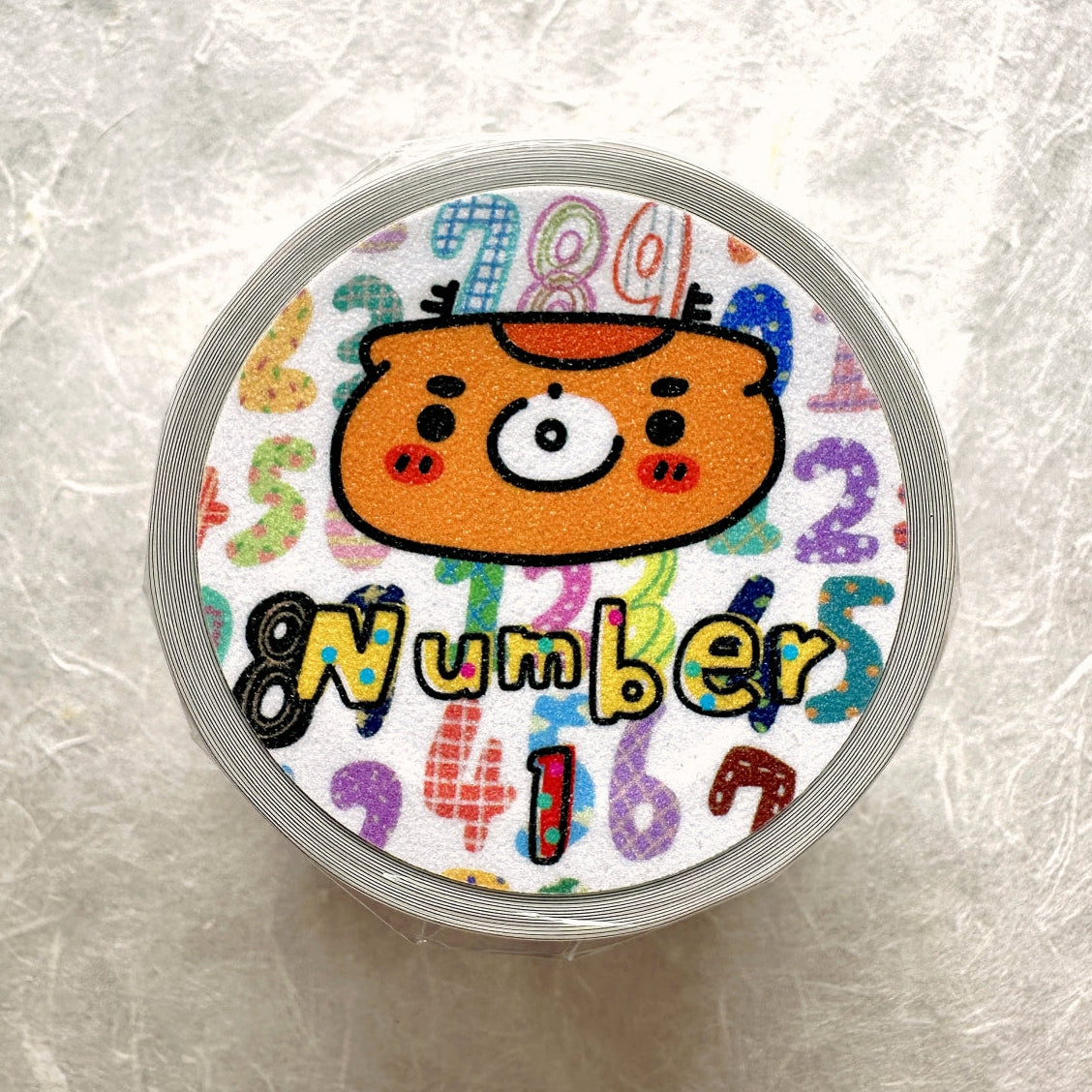 BuLan's Studio - Large Numbers kiss-cut synthetic paper tape SAMPLES