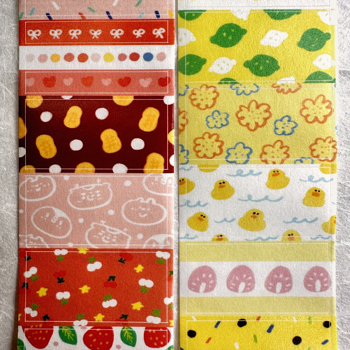 BuLan's Studio - Palette Warm kiss-cut washi tape SAMPLES