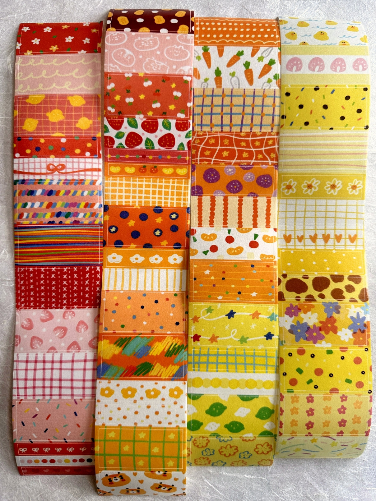 BuLan's Studio - Palette Warm kiss-cut washi tape SAMPLES
