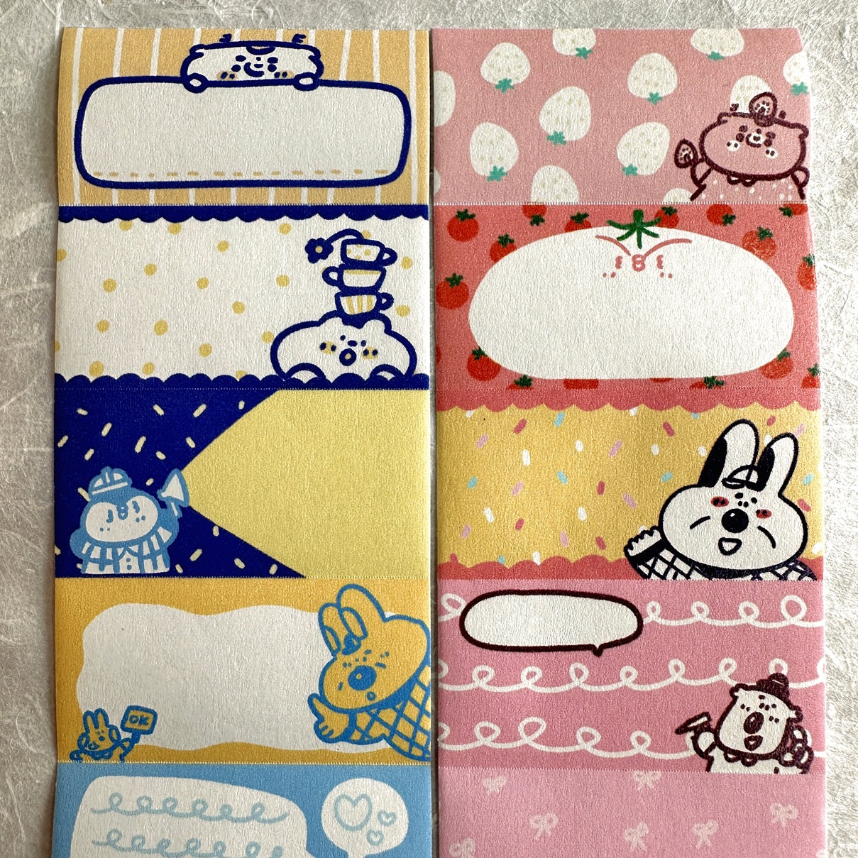 BuLan's Studio - Memo Stickers perforated writable paper tape SAMPLES