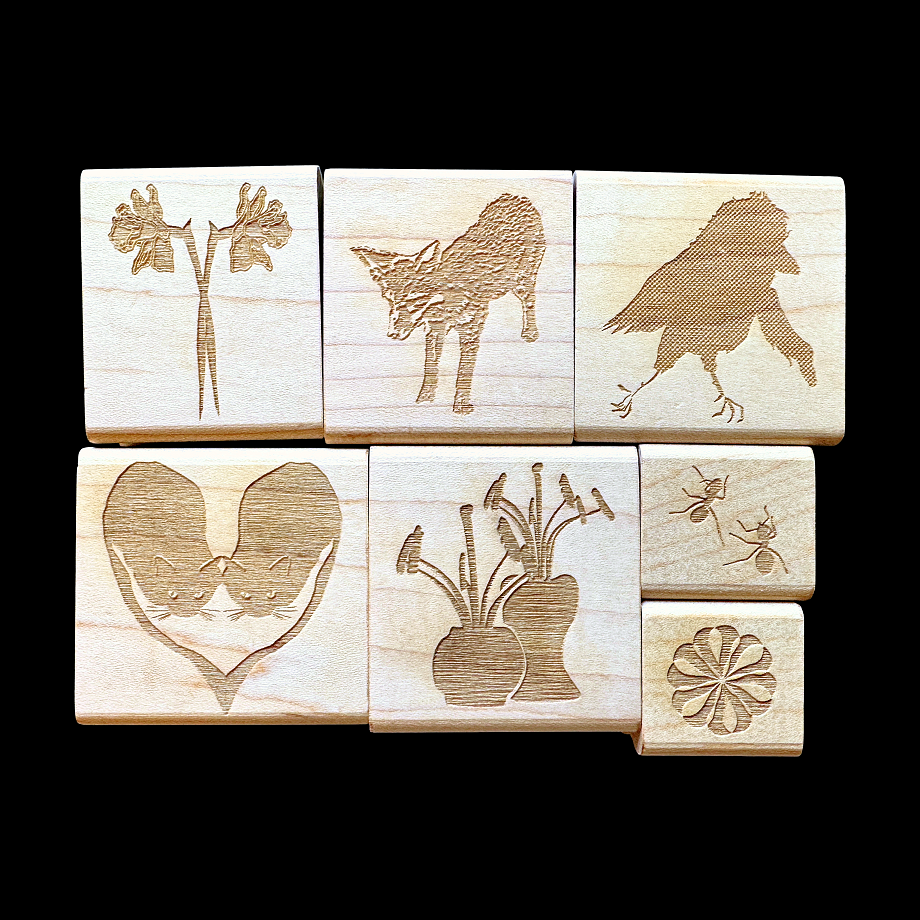 TAOthings Studio - Love Cats rubber stamp