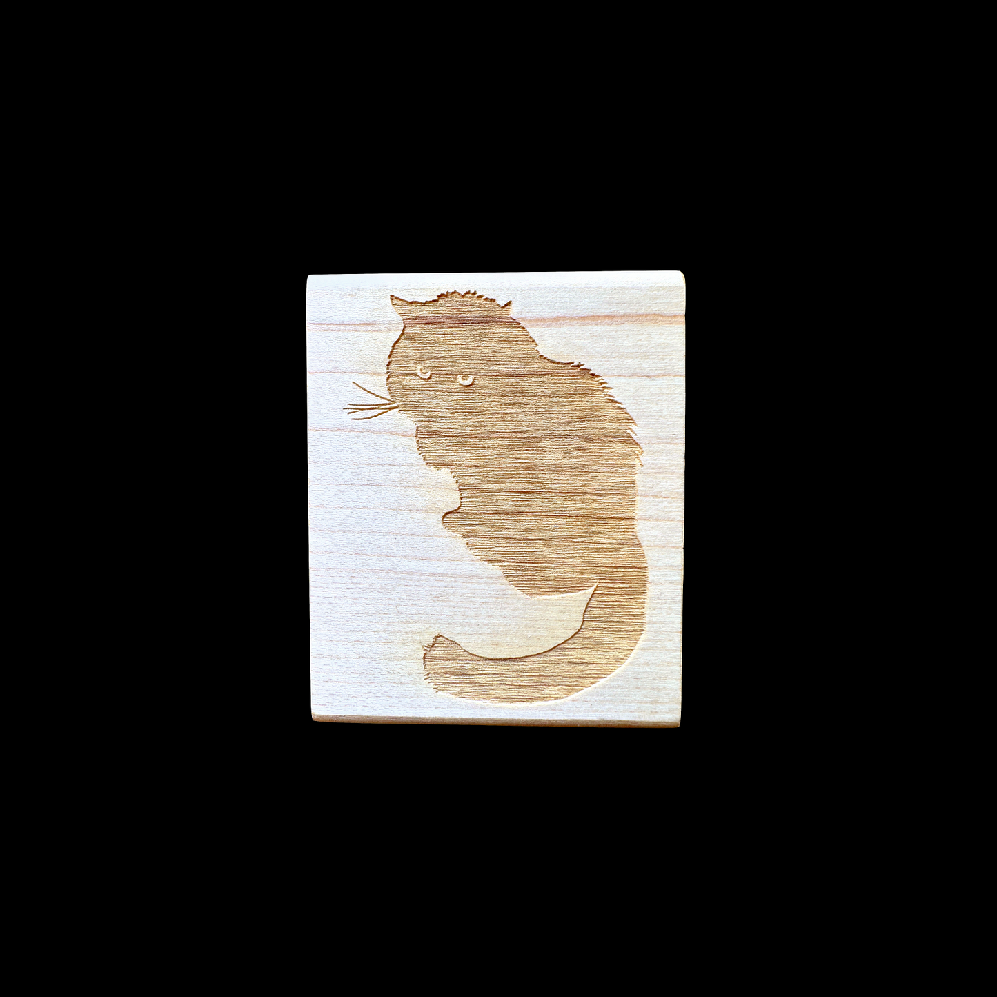 TAOthings Studio - Black Cat rubber stamp