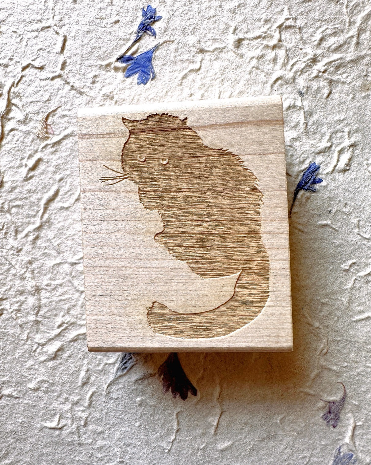 TAOthings Studio - Black Cat rubber stamp