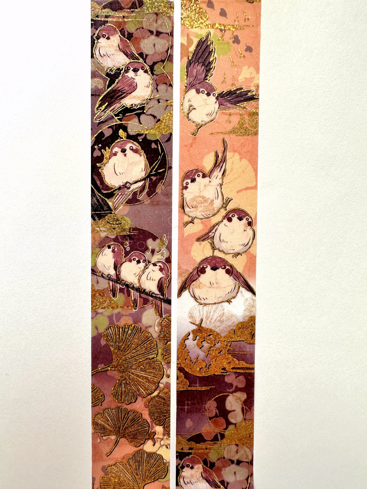 Creepyllama (Malaysia) - Meow & Sparrow gold foil washi tapes SAMPLES