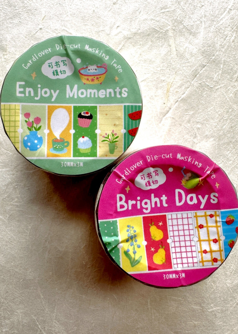 Cardlover - Bright Days writable label sticker roll SAMPLES
