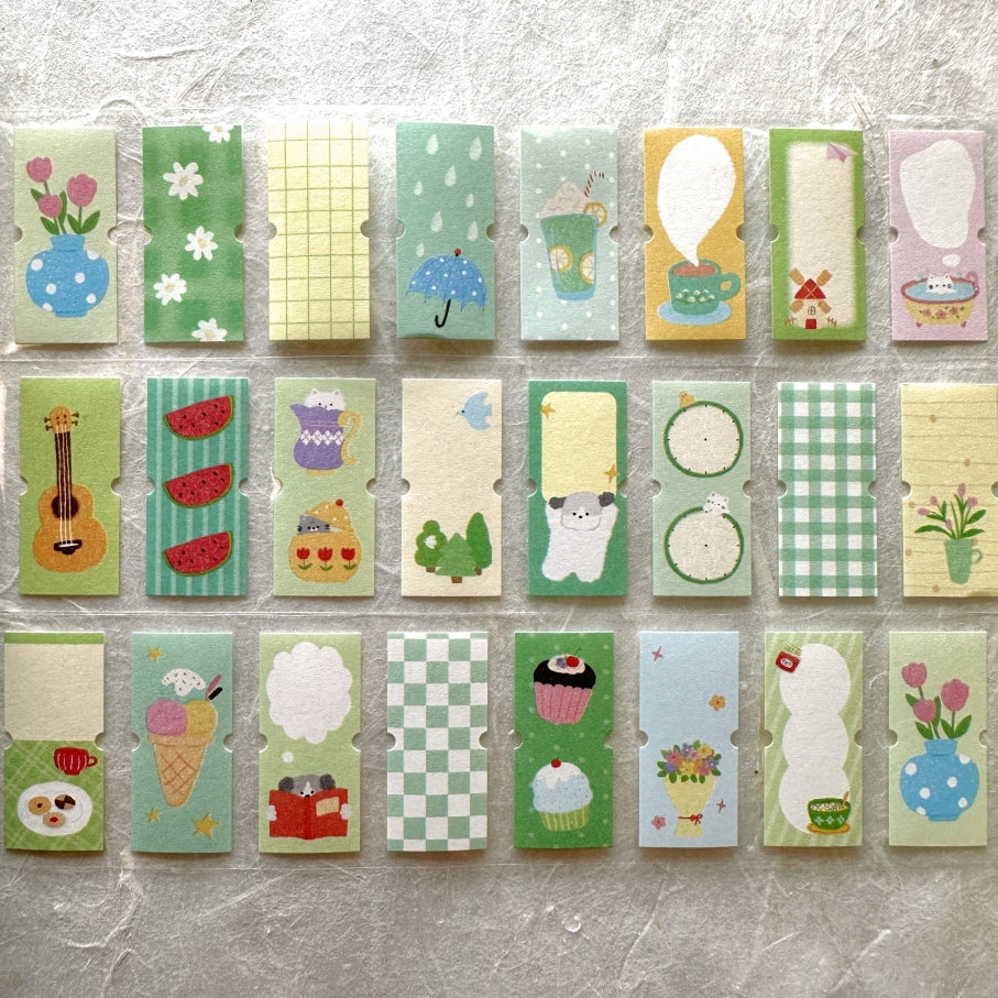 Cardlover - Enjoy Moments writable label sticker roll SAMPLES