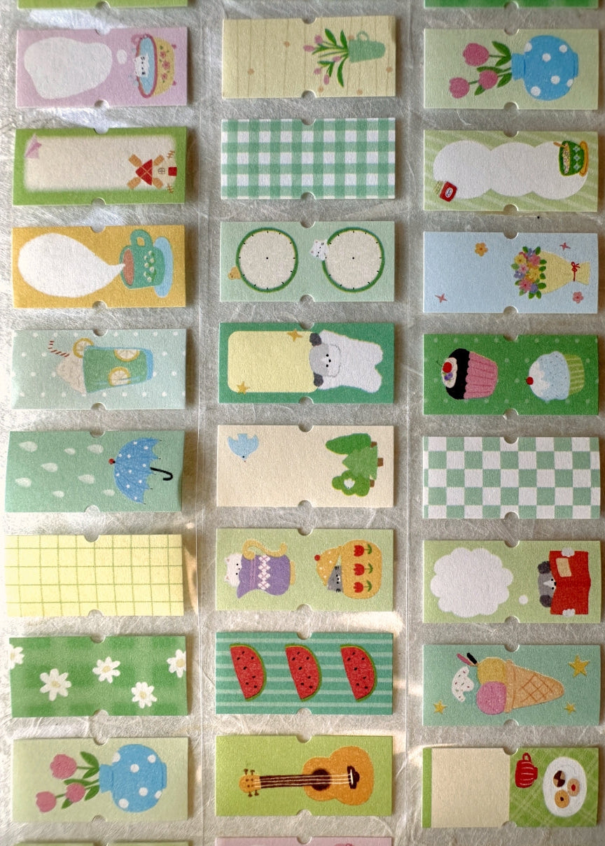 Cardlover - Enjoy Moments writable label sticker roll SAMPLES