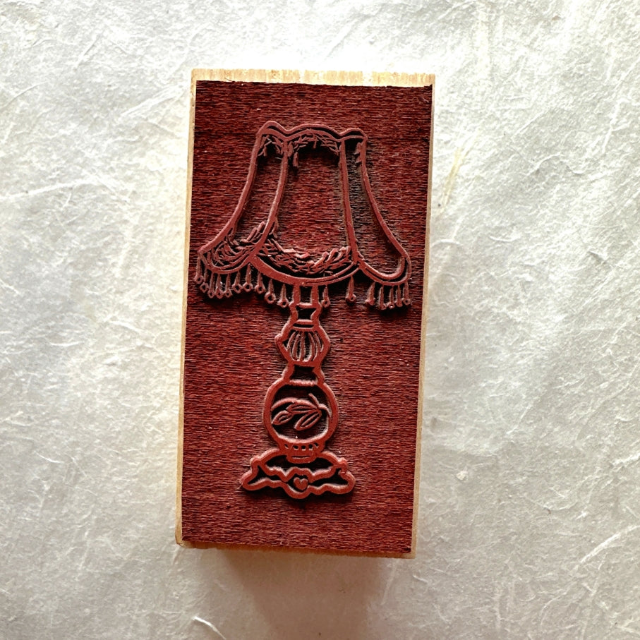 Catdoo - Lamp rubber stamp [Pre-loved]