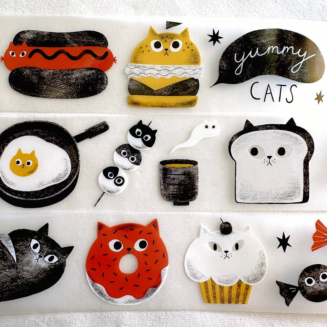 The Cats Sesame & Peanut - Yummy Cats PET tape SAMPLES