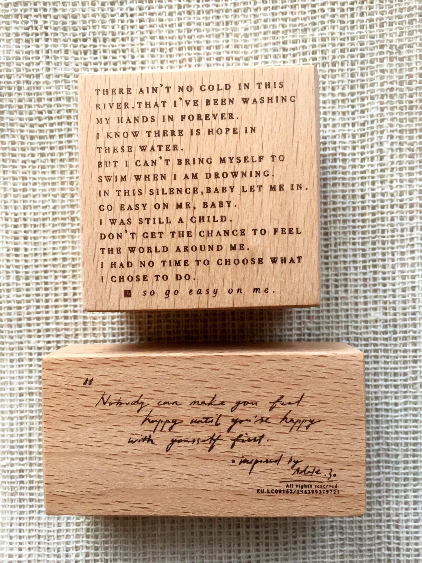 Christian Design - Inspired by Adele rubber stamps