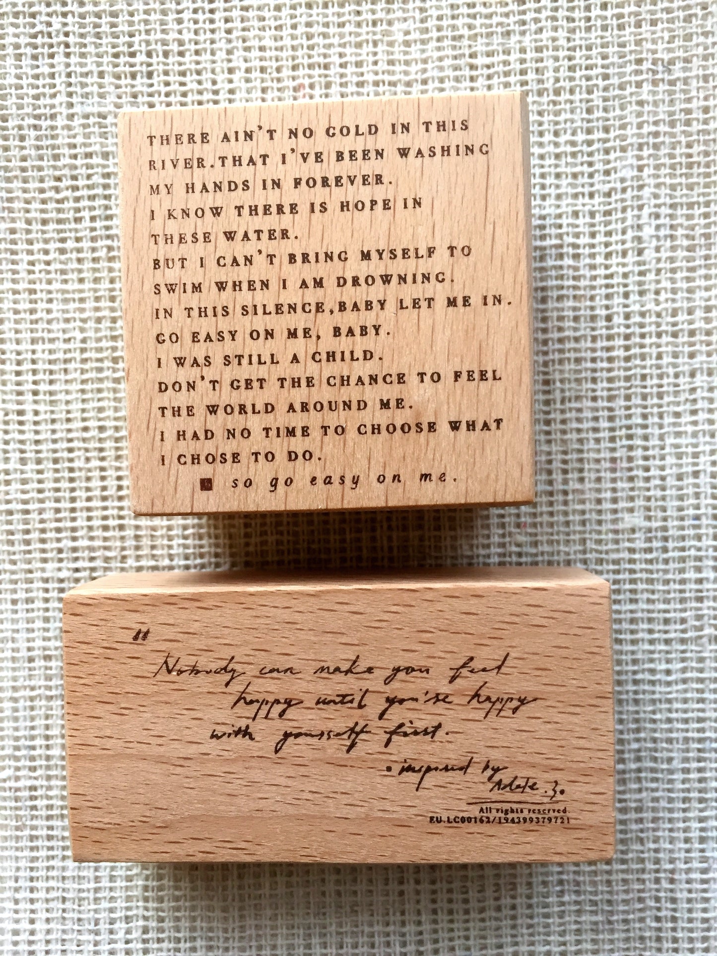 Christian Design - Inspired by Adele rubber stamps