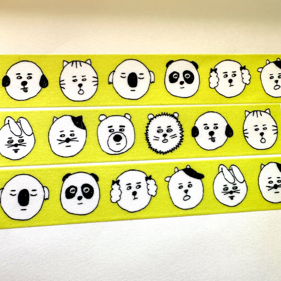 Classiky x sennokoto - Face washi tape SAMPLES