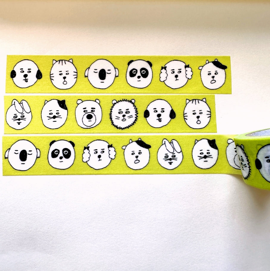 Classiky x sennokoto - Face washi tape SAMPLES