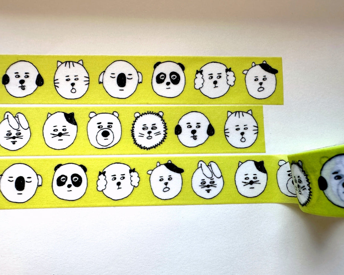 Classiky x sennokoto - Face washi tape SAMPLES