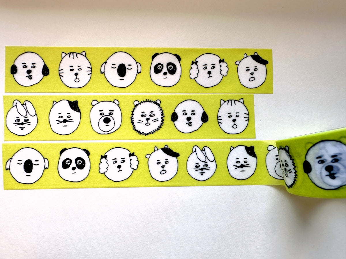 Classiky x sennokoto - Face washi tape SAMPLES