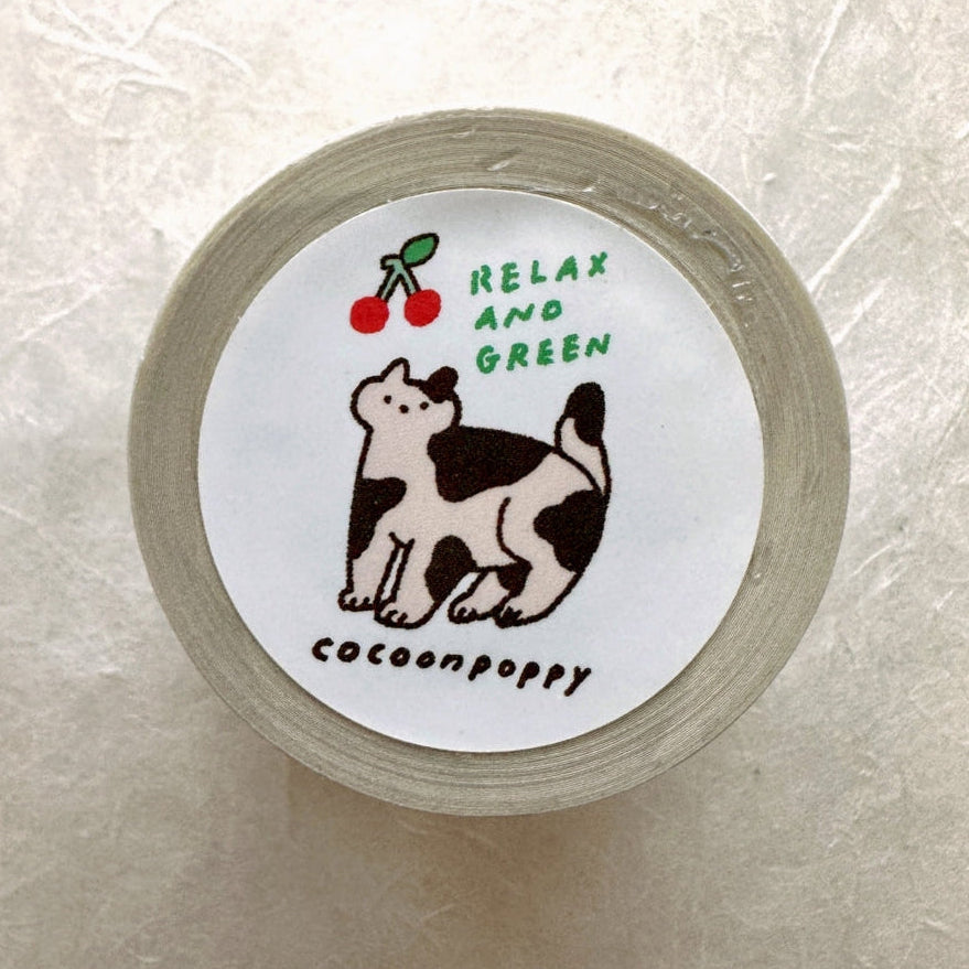 Cocoon Poppy - Relax and Green PET tape