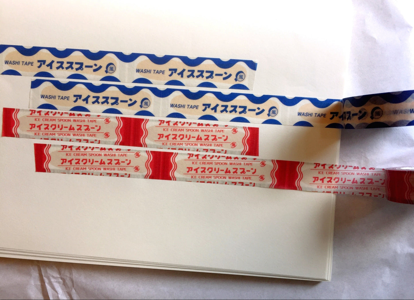 Cobato - Ice Cream Spoon washi tape SAMPLES