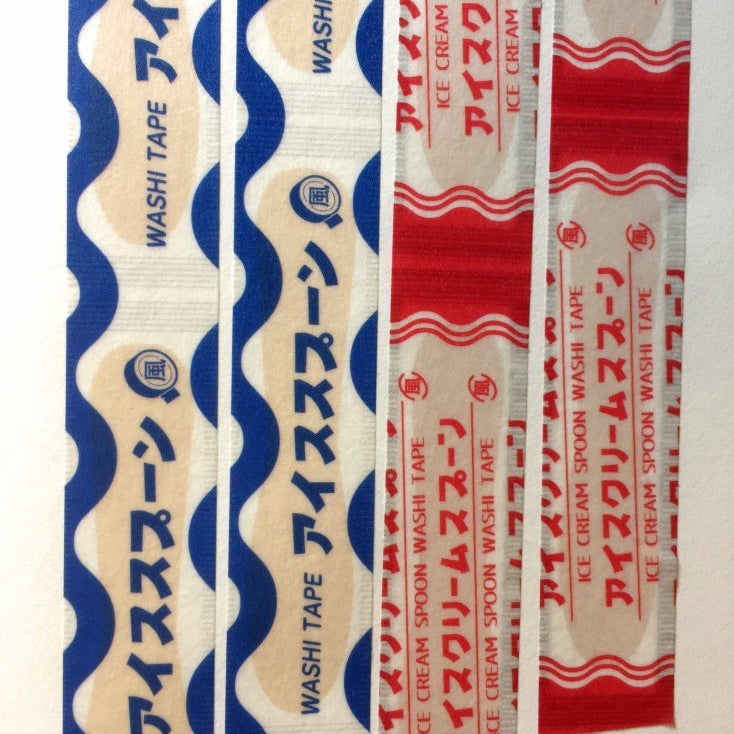 Cobato - Ice Cream Spoon washi tape SAMPLES