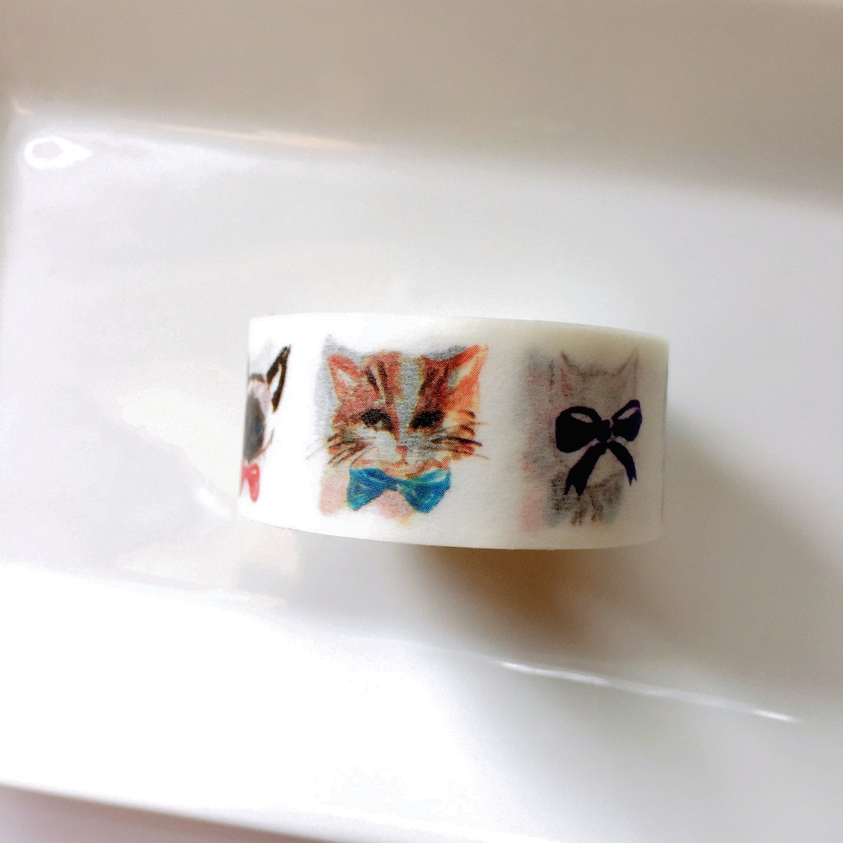 Cozyca x Violet & Claire - Cat and Bow washi tape SAMPLES