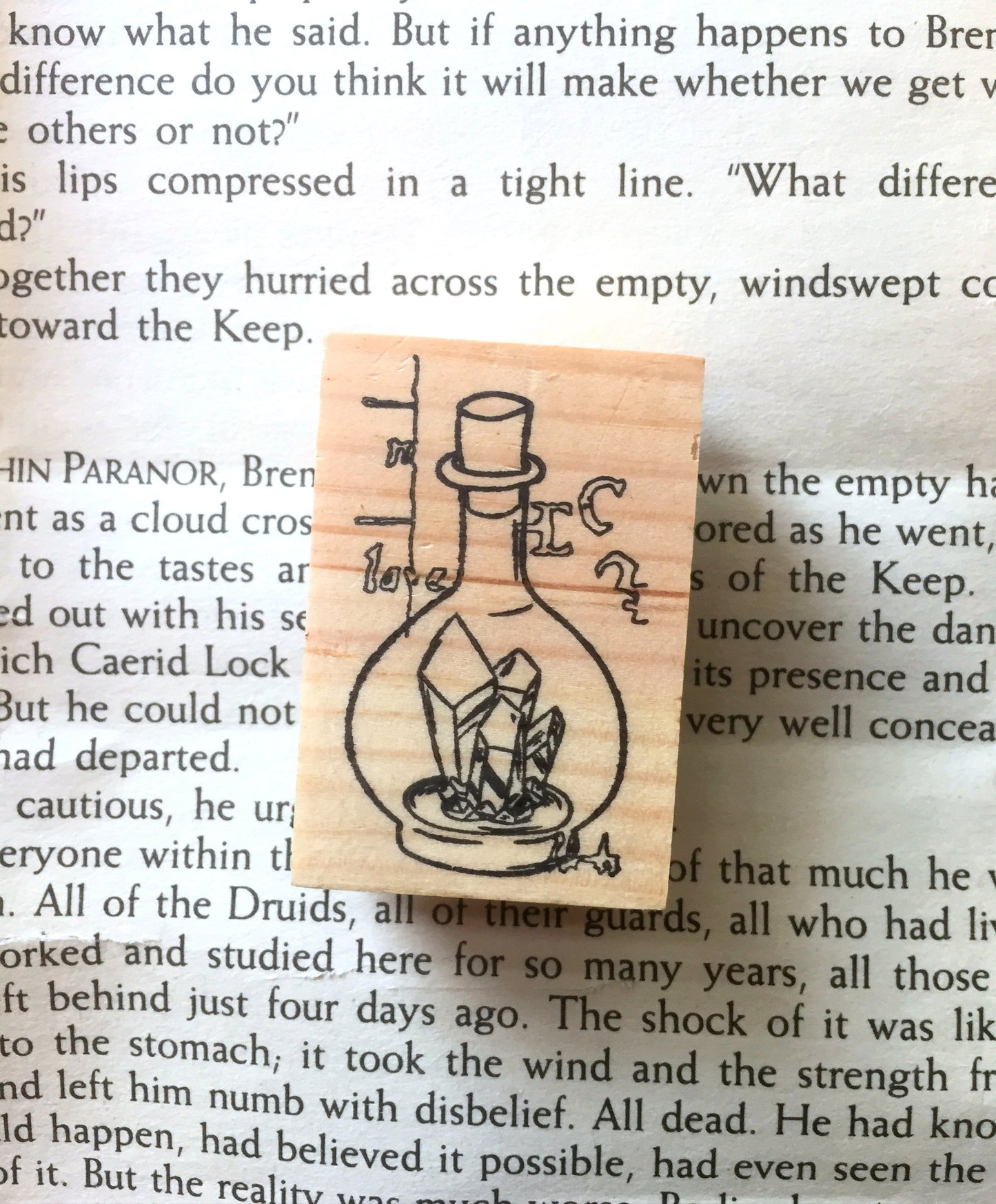 Craftioneries - Alchemy rubber stamp [Pre-loved]