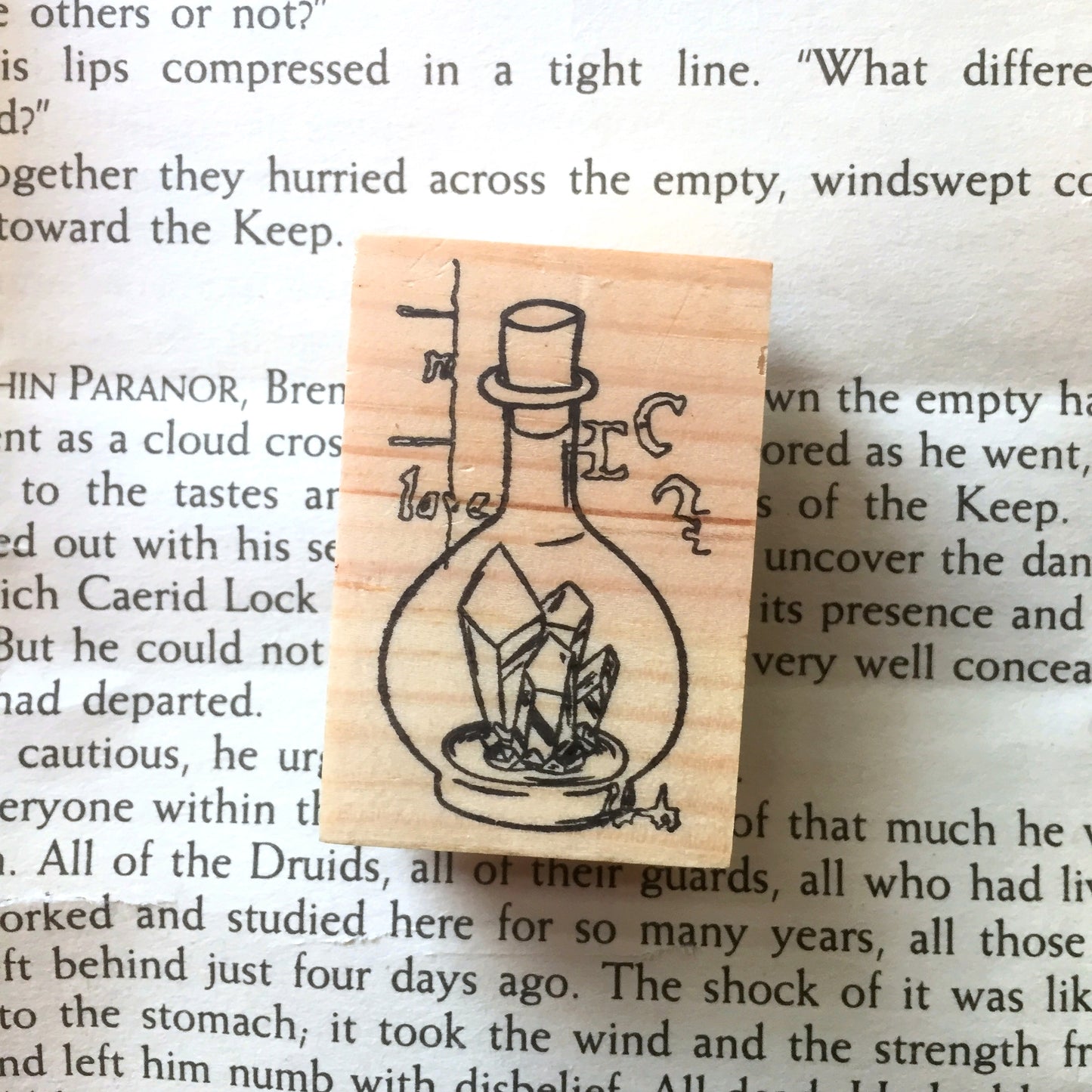 Craftioneries - Alchemy rubber stamp [Pre-loved]