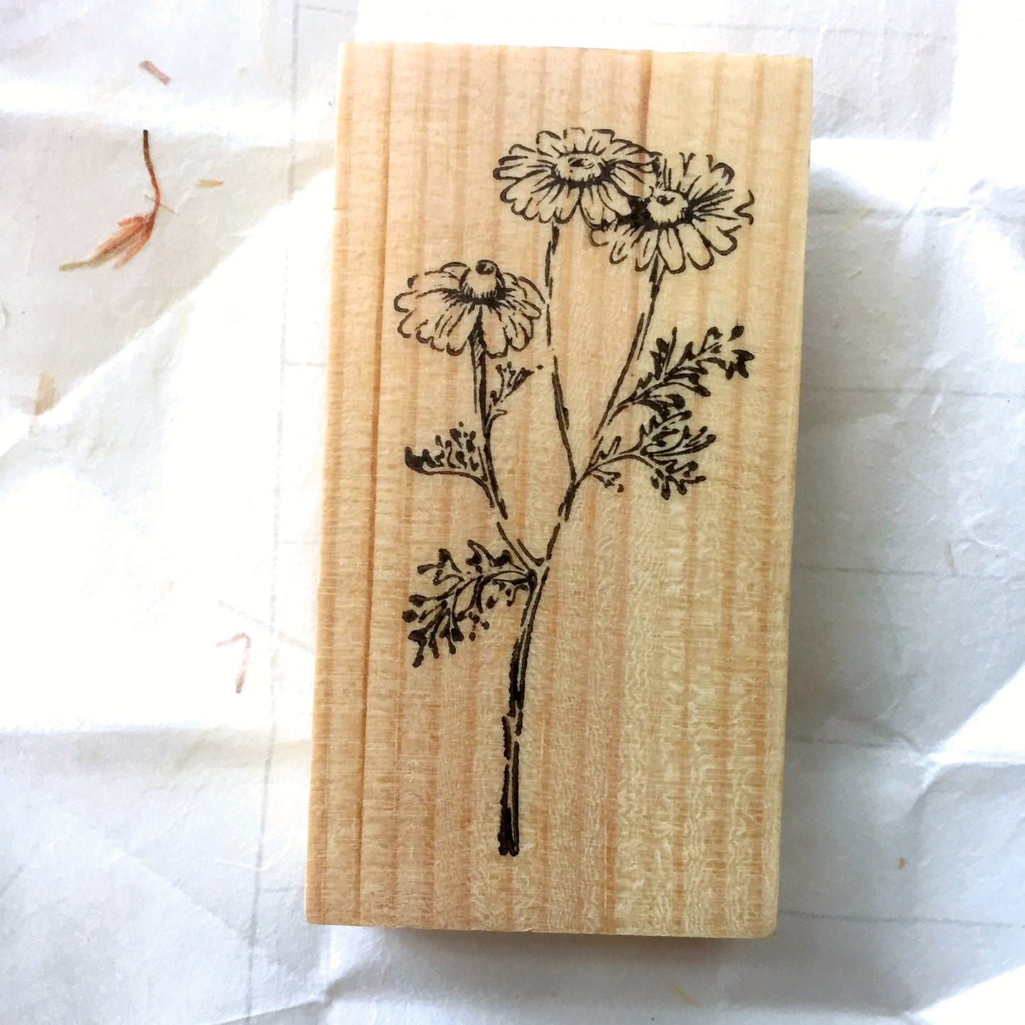 Craftioneries - Chamomile rubber stamp [Pre-loved]