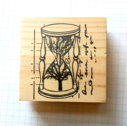 Craftioneries - Earth Hour rubber stamp [Pre-loved]