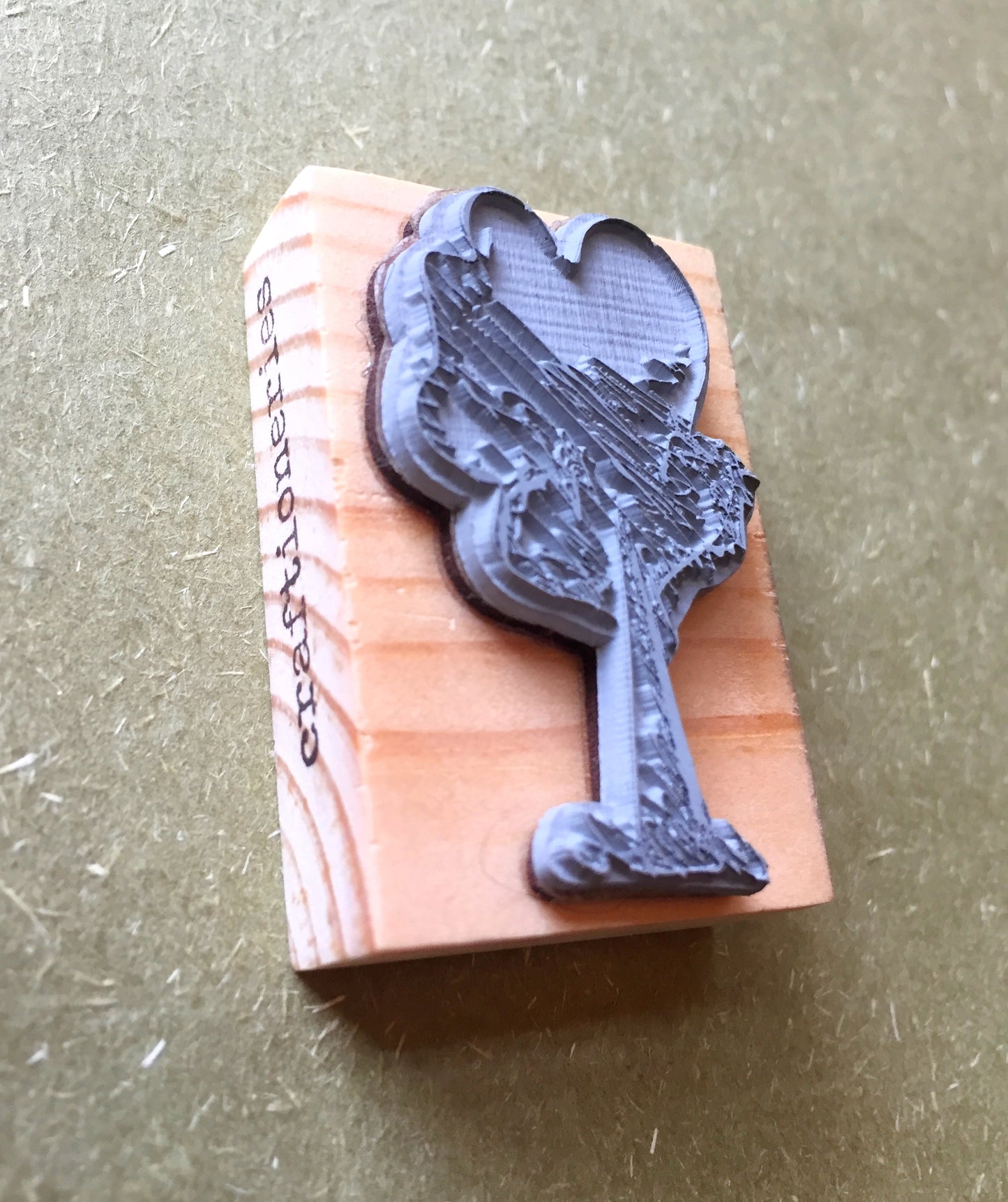 Craftioneries - Scribbled Tree stamp [Pre-loved]
