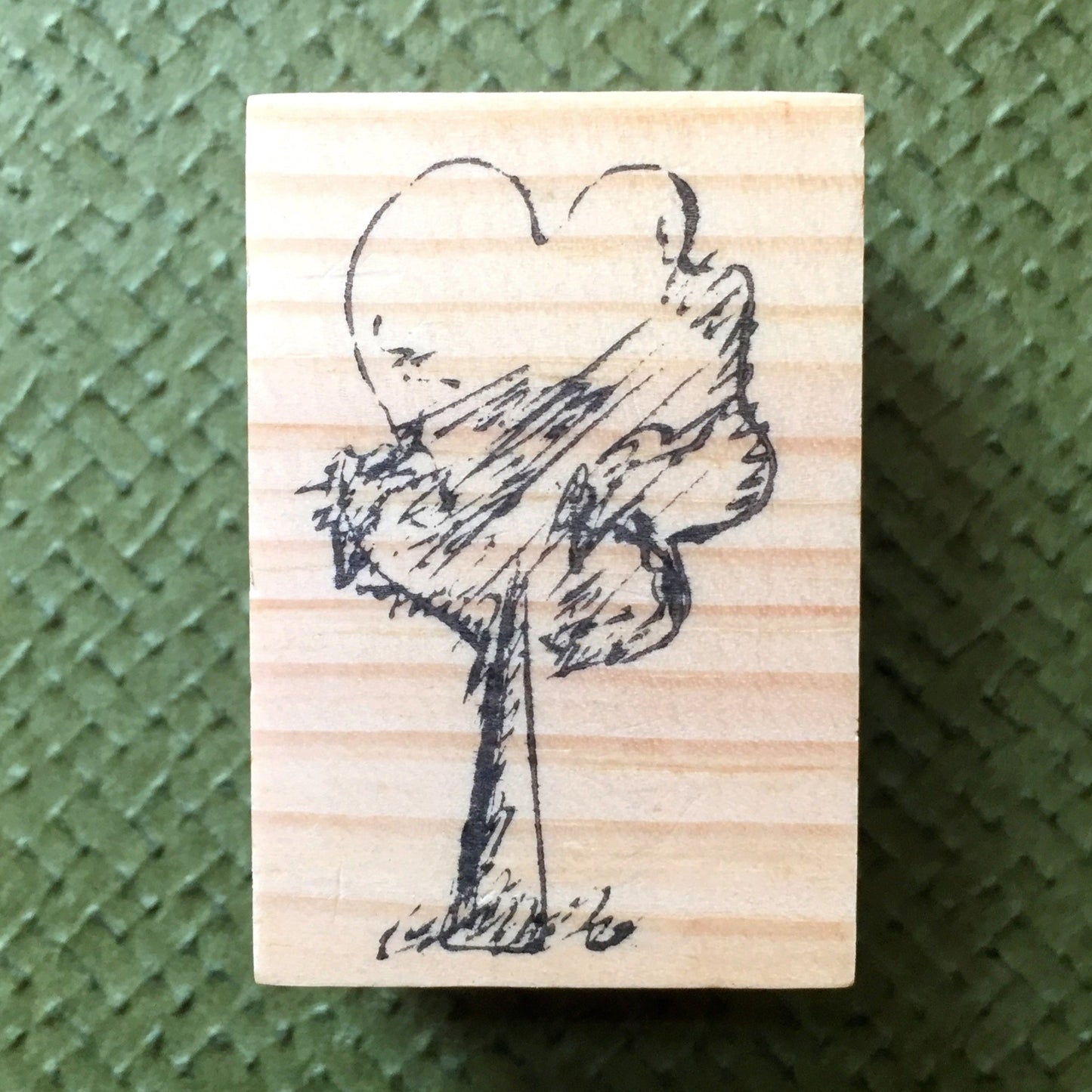 Craftioneries - Scribbled Tree stamp [Pre-loved]