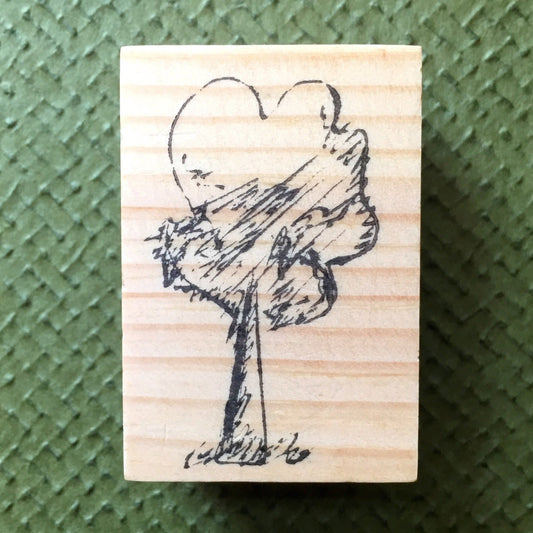 Craftioneries - Scribbled Tree stamp [Pre-loved]