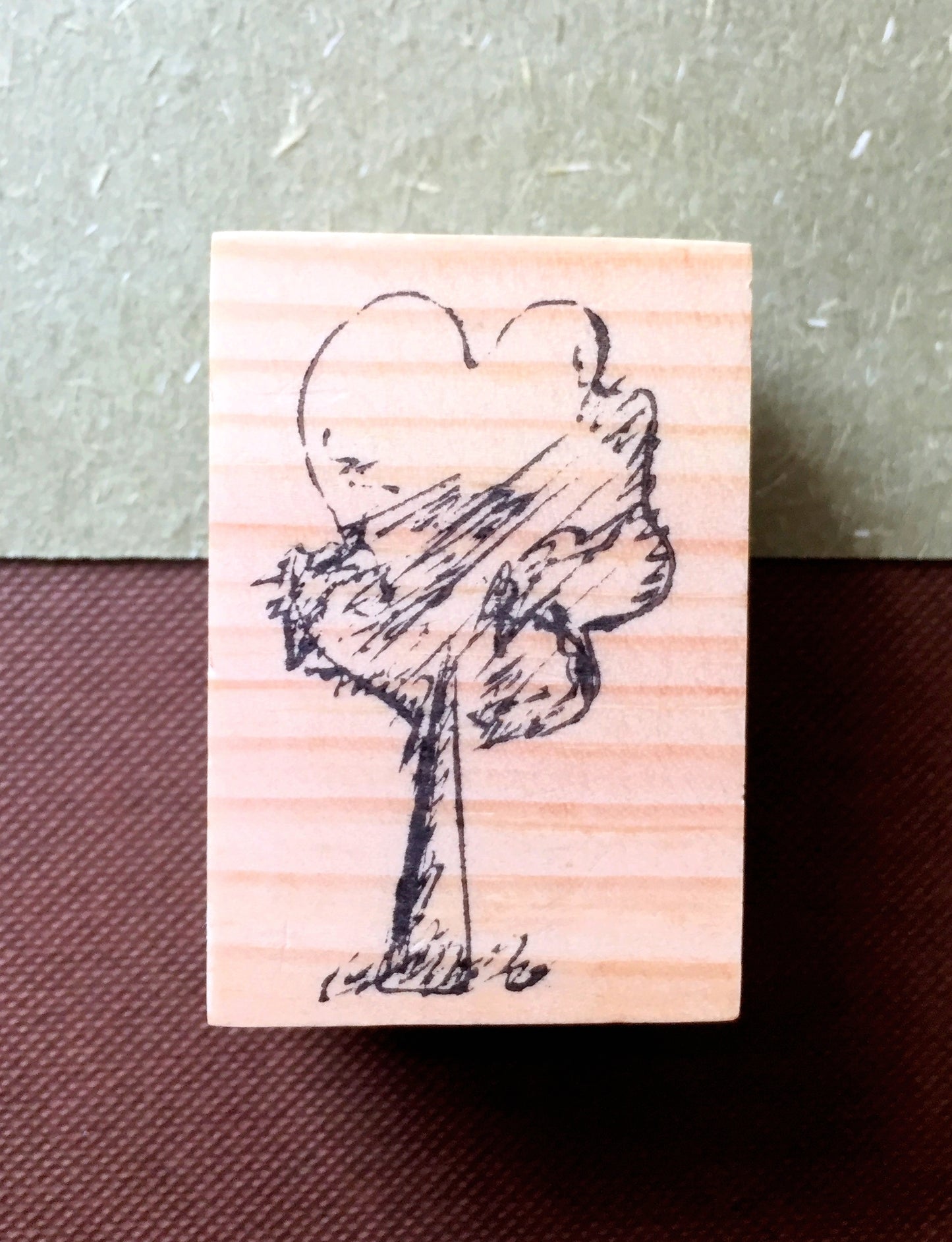 Craftioneries - Scribbled Tree stamp [Pre-loved]