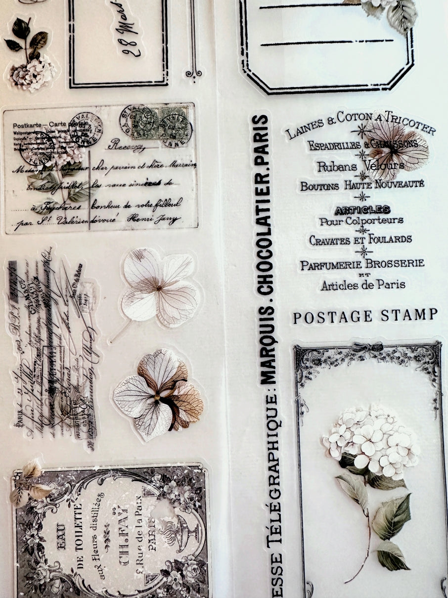 Crea with Gaby - Memories Vol. 2 kiss-cut crystal PET tape SAMPLES
