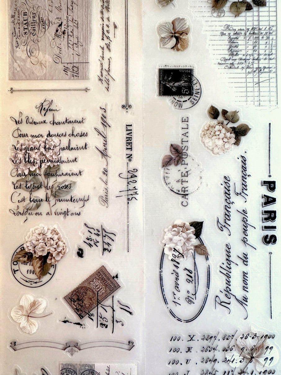 Crea with Gaby - Memories Vol. 2 kiss-cut crystal PET tape SAMPLES