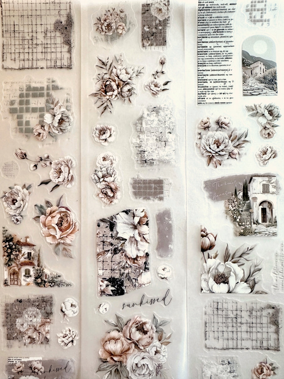 Crea with Gaby - Amantea kiss-cut crystal PET tape SAMPLES