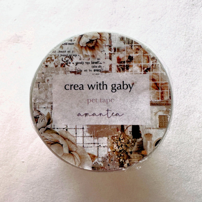Crea with Gaby - Amantea kiss-cut crystal PET tape SAMPLES