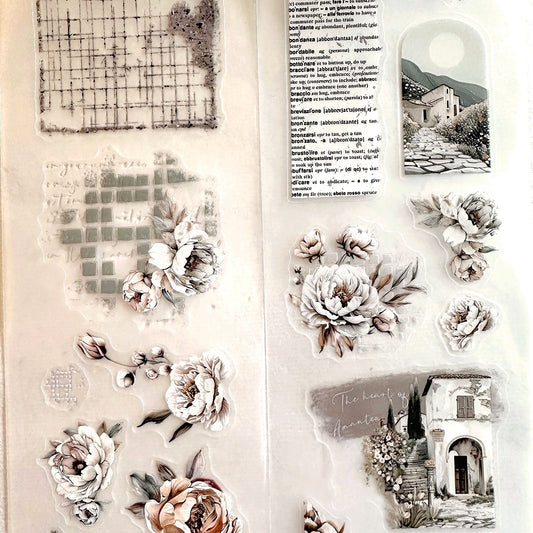 Crea with Gaby - Amantea kiss-cut crystal PET tape SAMPLES