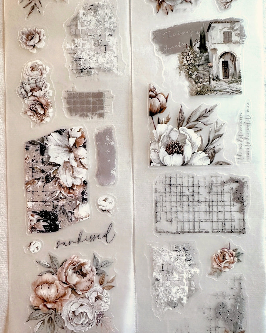 Crea with Gaby - Amantea kiss-cut crystal PET tape SAMPLES