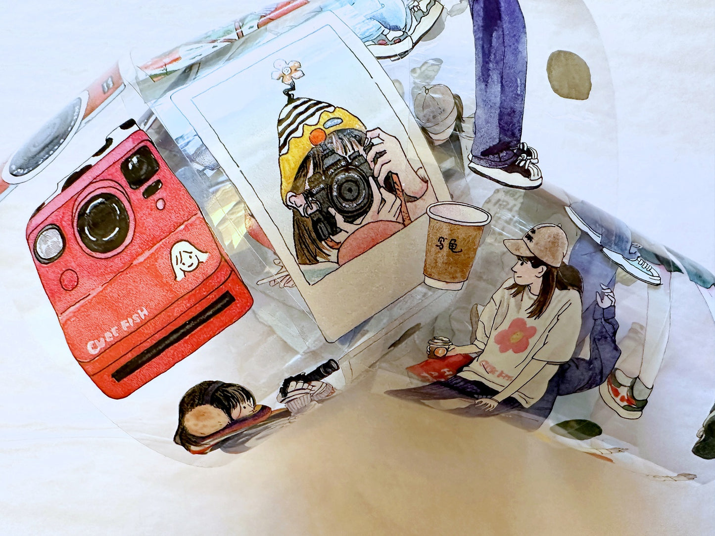 Cube Fish - Travel and Shoot PET tape 191 cm SAMPLES
