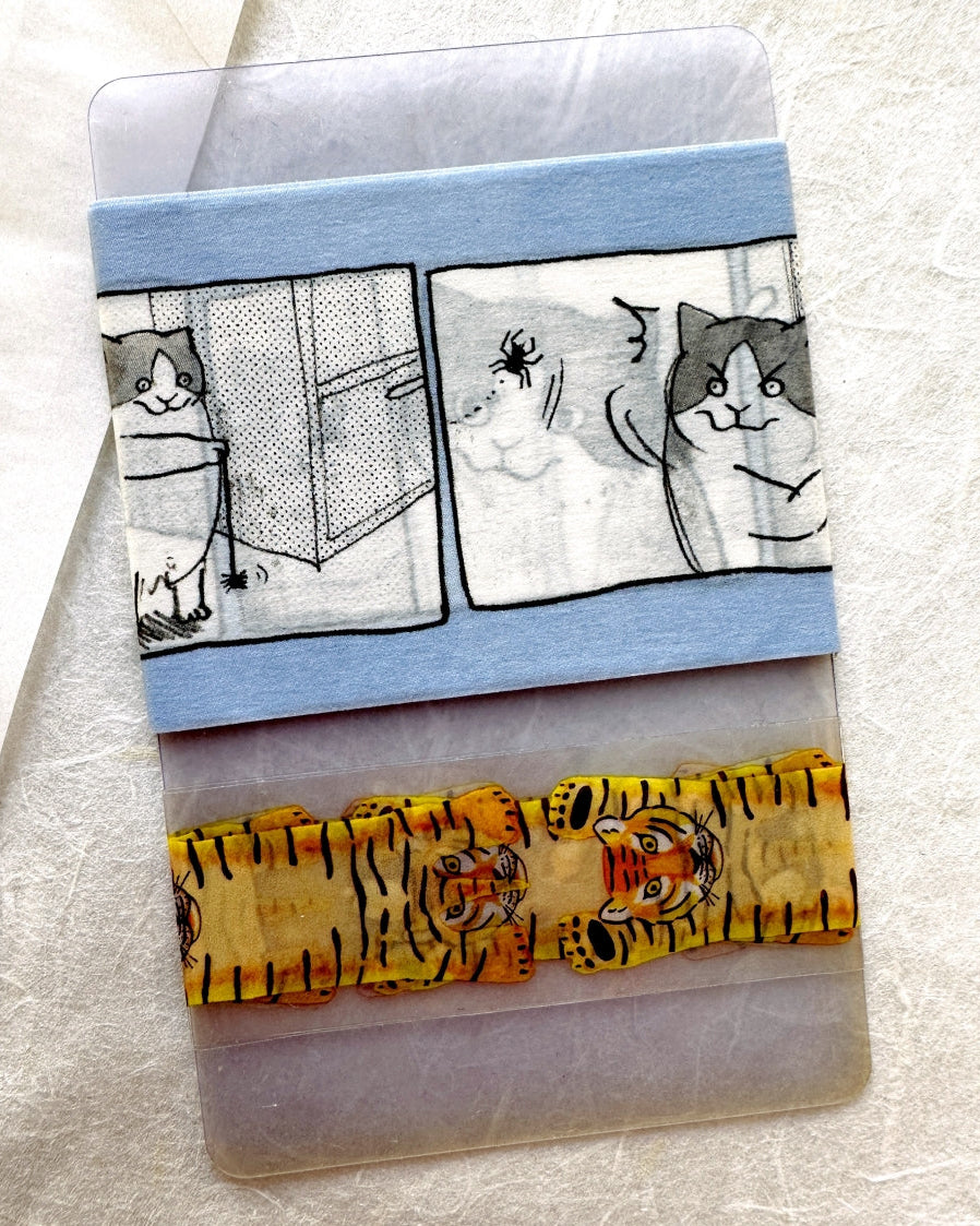Dawning Crow - Mobu's Yoyo Show washi tape SAMPLES