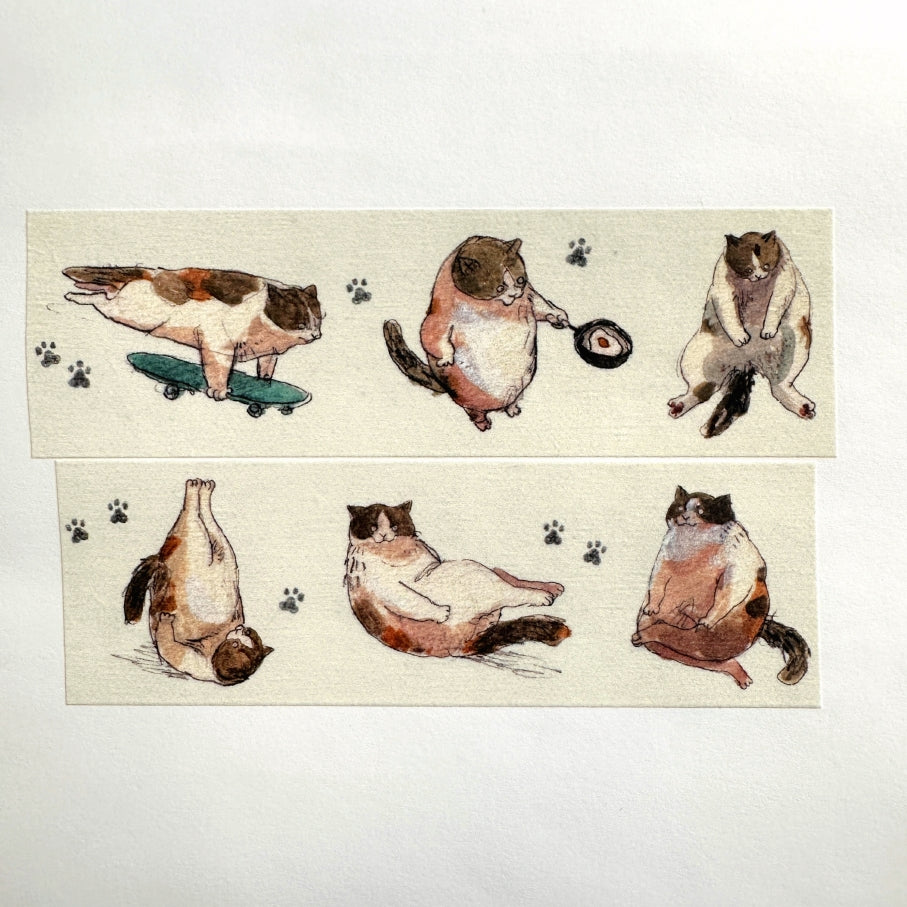 Dawning Crow - Sunday Mobu Day washi tape SAMPLES