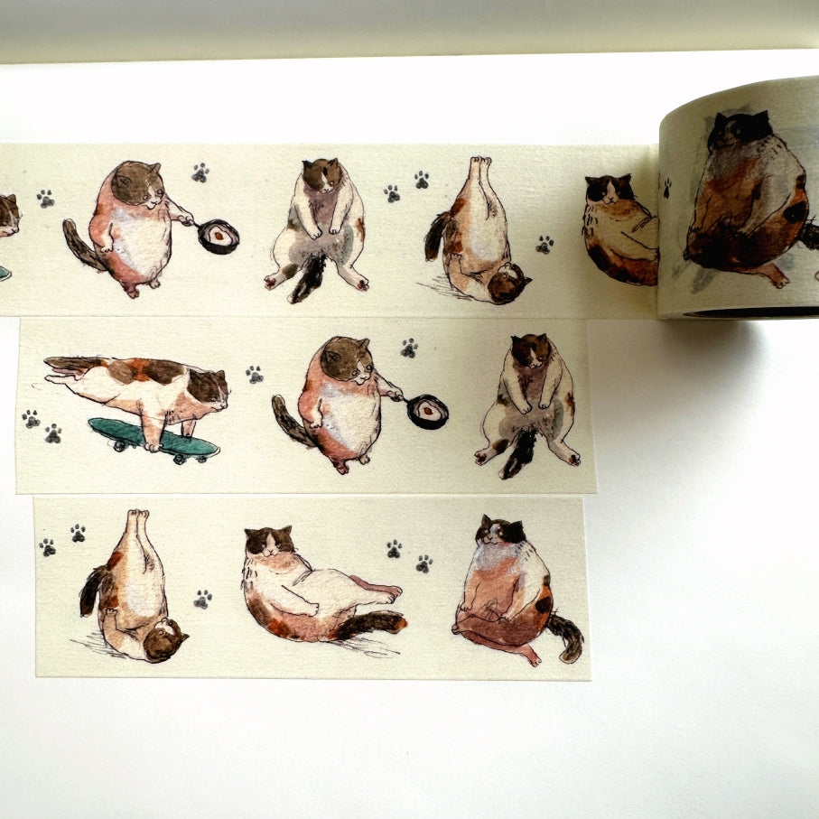 Dawning Crow - Sunday Mobu Day washi tape SAMPLES