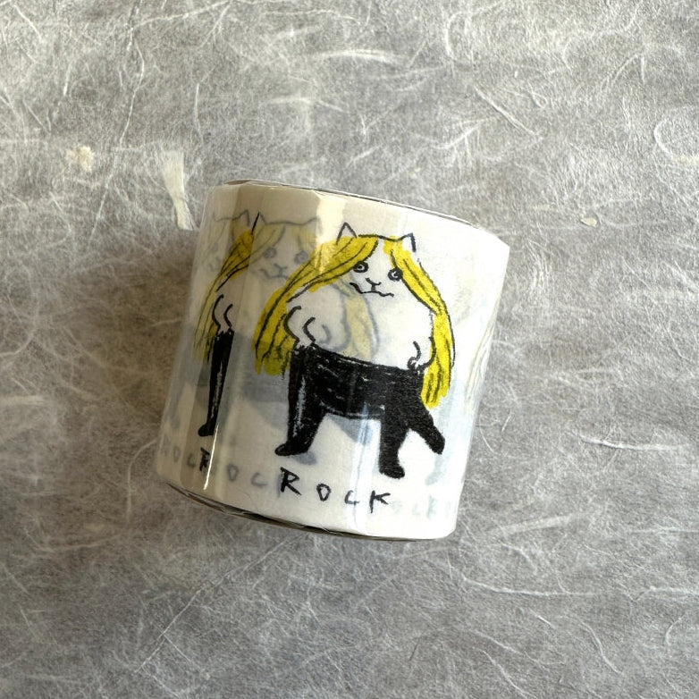 Dawning Crow - Rock Cat washi tape SAMPLES