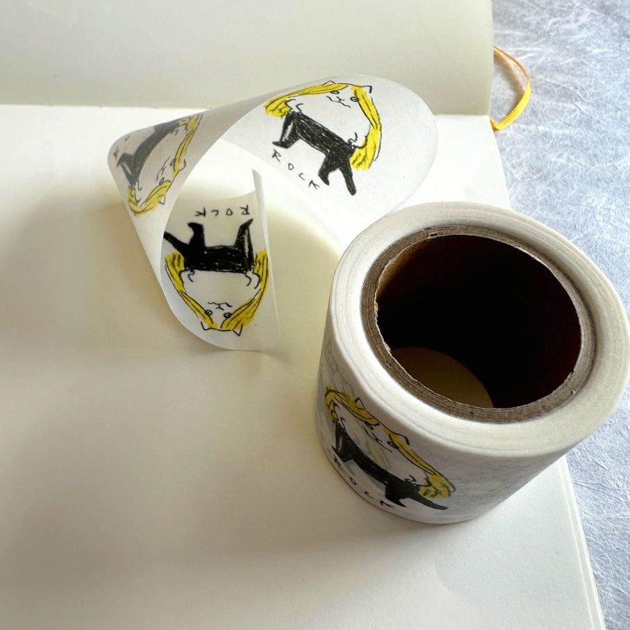 Dawning Crow - Rock Cat washi tape SAMPLES