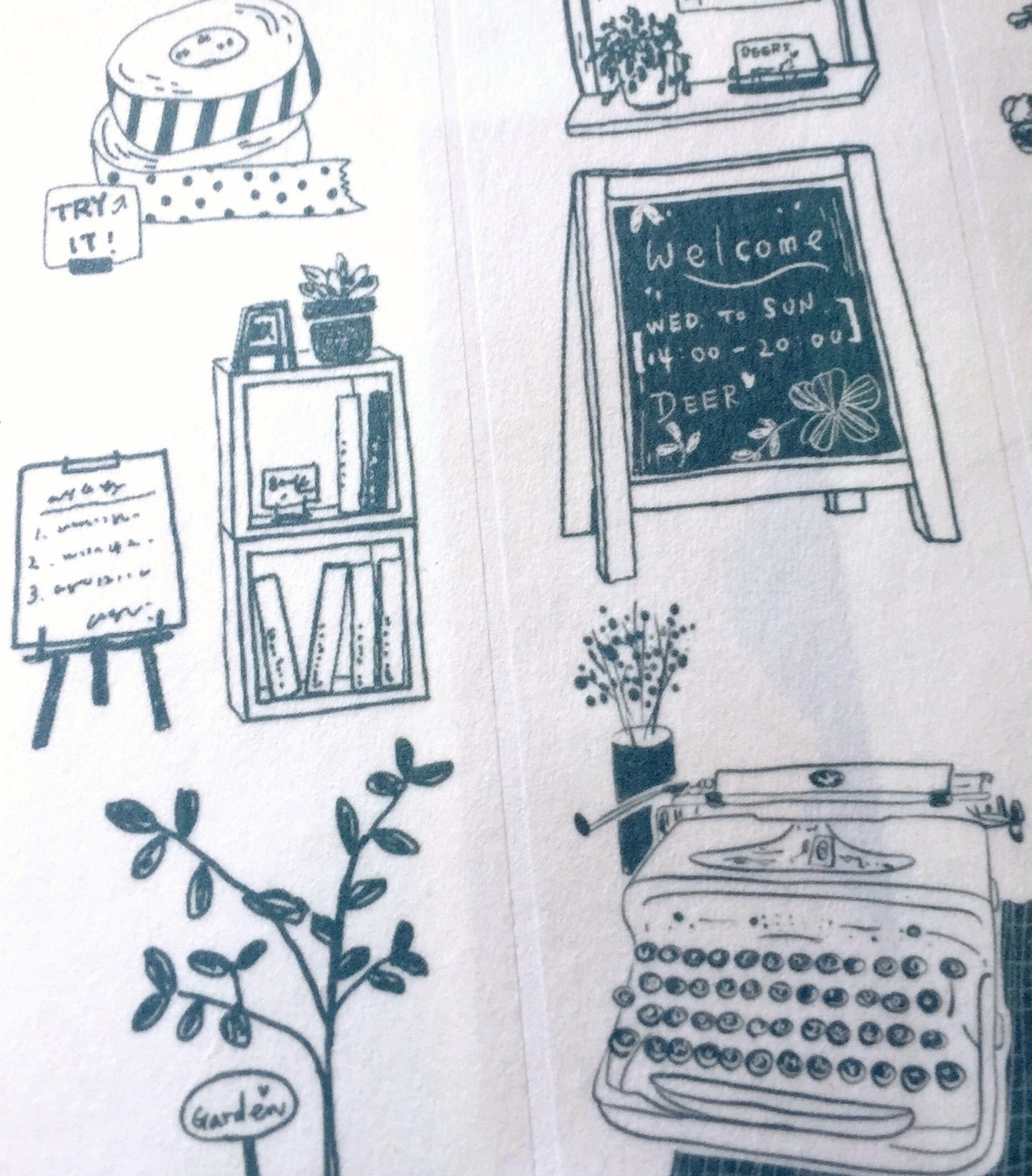 Deerforest - My Stationery Store washi tape SAMPLES