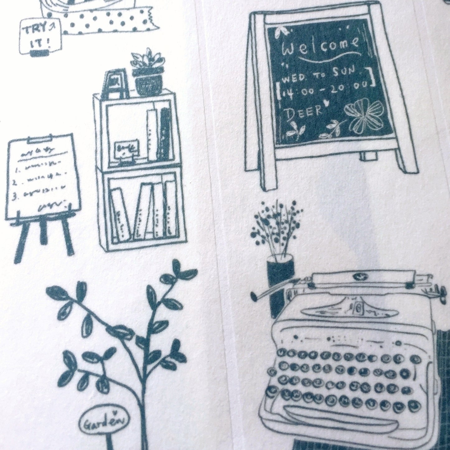 Deerforest - My Stationery Store washi tape SAMPLES