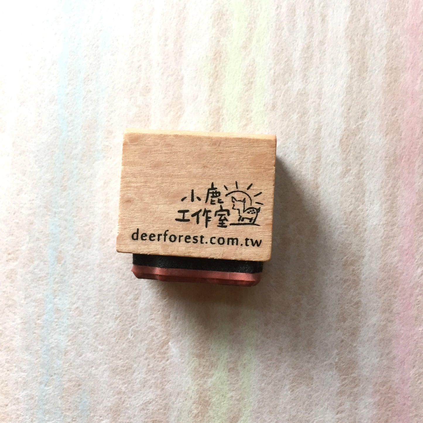 Deerforest - girl looking rubber stamp [Pre-loved]