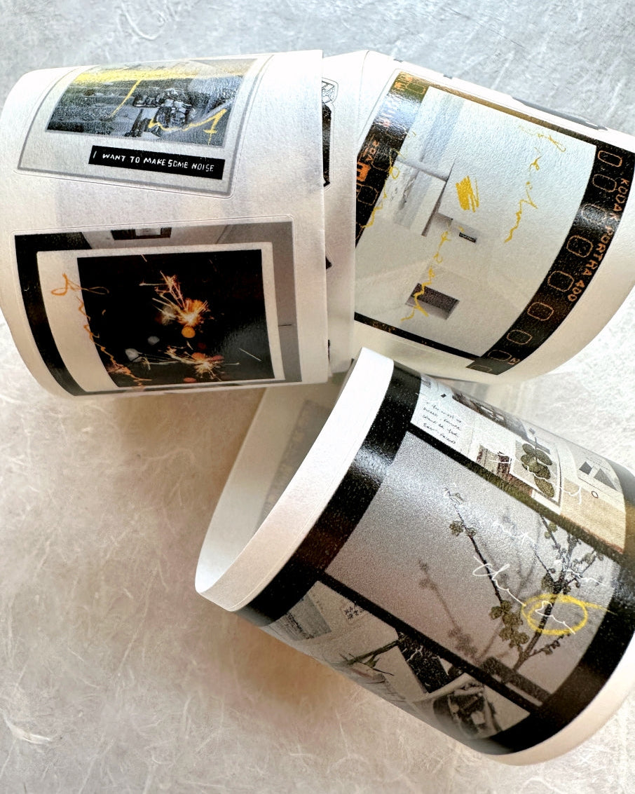 Dengdeng Studio - Fragments of Time kiss-cut washi tape SAMPLES