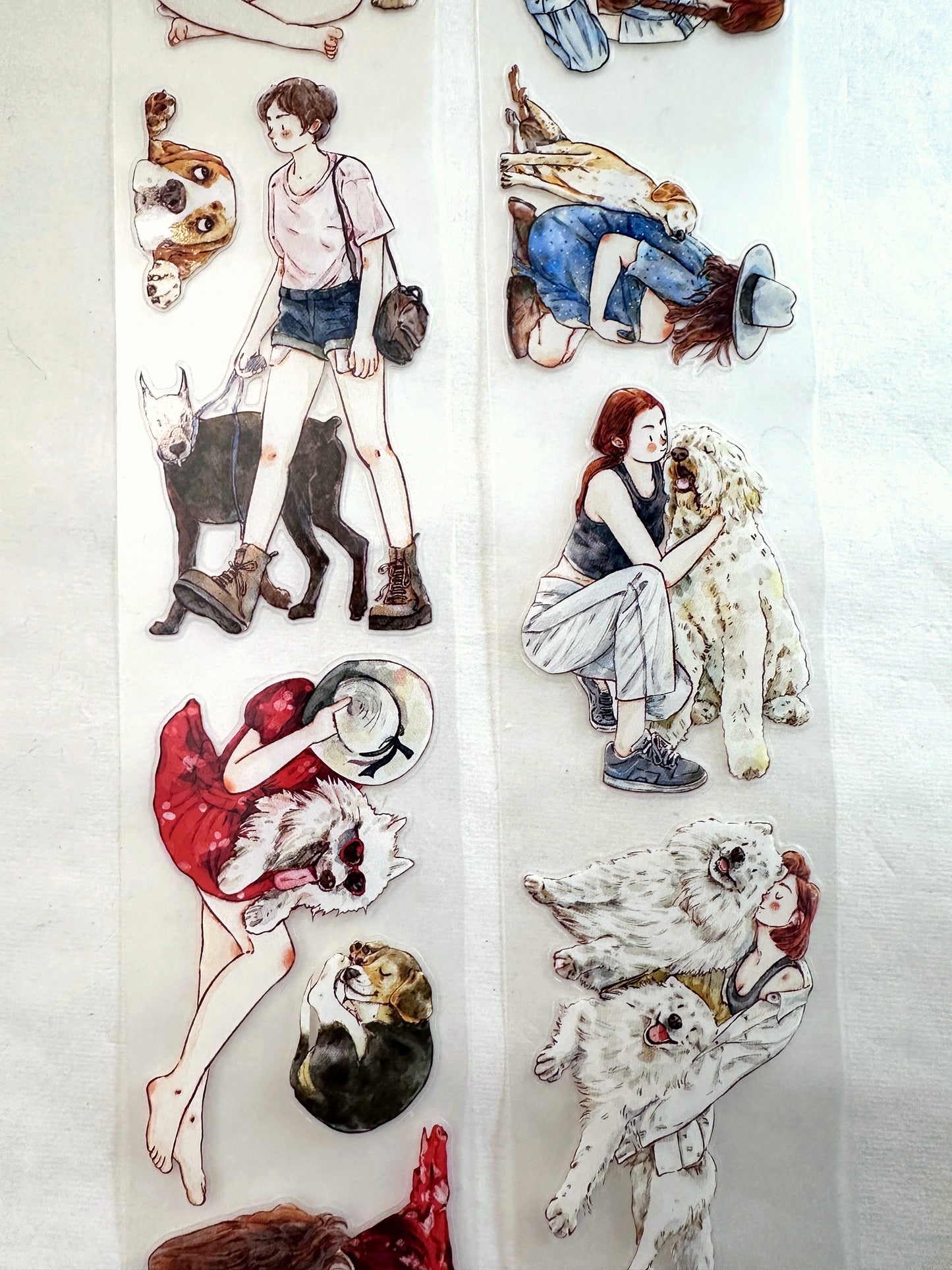 Ding Ding - My Sweetheart kiss-cut PET tape SAMPLES
